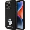 Karl Lagerfeld silikónový kryt na iPhone 15 Pro (KLHCP15LSMHCNPK) - Choupette Metal Pin KF2339812