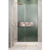 RADAWAY FURO GOLD WALK-IN 140cm ľavá sprchová stena s posuvným dielom, profil zlatý, sklo číre, 10106738-09-01L10110694-01-01
