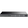 TP-Link Omada ES228GP V1 - Přepínač - řízený - 26 x 10/100/1000 (PoE+) + 2 x gigabitů SFP - Lze montovat do rozvaděče, desktop - PoE+ (250 W)