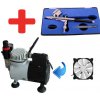 Airbrush set: kompresor AF18-2 + AIRBRUSH HS-30 (AirBrush Kompresor HSENG ® AF18-2K)