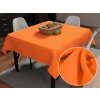 Biante Dekoračný štvorcový obrus Rongo RG-035 Oranžový 130x130 cm