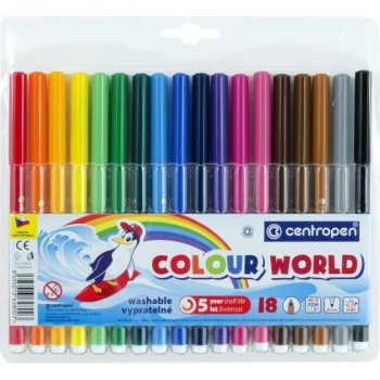 Centropen Colour World 7550 18 ks