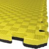 TATAMI PUZZLE podložka - Dvoubarevná - 100x100x2,6 cm (černá/žlutá)
