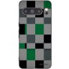 Picasee silikónový čierny obal pre Google Pixel 8 Pro - Block Grid