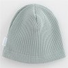 Dojčenská bavlnená čiapočka New Baby Luxury clothing sivá 92/98