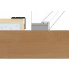Schodová hrana šírka 2,45 x 2 cm, dĺžka 270 cm - javor altus