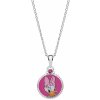 Disney Pôvabný strieborný náhrdelník Daisy Duck CS00026SRPL-P (retiazka, prívesok)