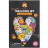 Kreatívna súprava Tiger Tribe Neon Colouring Set - Glow Friends uni