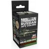 Sada lacquerových farieb AK Interactive Real Colors - Modern Russian AFV Colors 4x17ml
