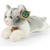 Plyšová mačka šedá 26 cm ECO-FRIENDLY