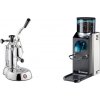 La Pavoni Stradivari Lusso + Rancilio Rocky Doserless