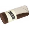 Daiber JN 952/2-vrstvová fleece deka brown/cream 150x170