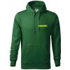 Hasiči názov samostatný - Mikina pánska Cape s kapucňou - 4XL ( Fľaškovozelená )