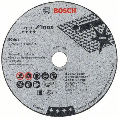 Rezný kotúč na kov-nerez Expert for Inox pre Bosch GWS 10,8-76 V-EC 2608601520