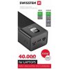 SWISSTEN POWER LINE POWER BANK 40000 mAh 100W POWER DELIVERY čierne
