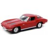 Welly 1963 Chevrolet Corvette 1:34 červený