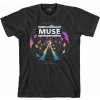 Muse Tričko Resistance Moon Unisex Black S