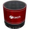 C-TECH repro SPK-08R, bluetooth, červená