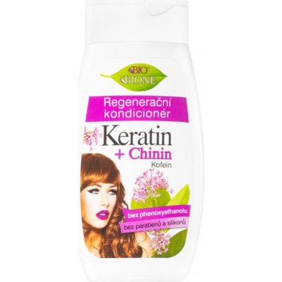 Bione Cosmetics Keratin + Chinin regeneračný kondicionér na vlasy 260 ml