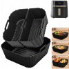 3X SILIKÓNOVÁ VLOŽKA DO AIR FRYER FRITÉZY OPAKOVANE POUŽITEĽNÁ FORMA NA PEČENIE