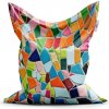 Sablio Sedací vak Barevná mozaika 150x100 cm