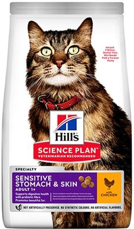 Hill\'s SP Fe Adult Sensitive Stomach and Skin 1,5 kg