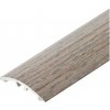 Oblý prechodový profil AL CEZAR - 47 x 5 x 930 mm - Samolepiaco-narážací - LW475w1 - Fólia Dub Manila - 9353009