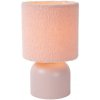 Lucide Lucide WOOLLY - Table lamp - D16 cm - 1xE14 - Pink 10516/01/66