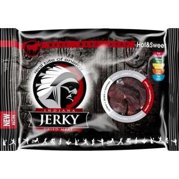 Indiana Jerky Hovězí Hot & Sweet 100 g