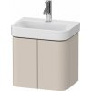 Duravit Happy D.2 skrinka 47.5x35x41.5 cm závesná kúpeľňová skrinka pod umývadlo béžová hp4384083830000