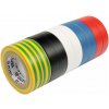 Yato Izolačná páska 19 x 0,13 mm x 20 m päť farieb 10 ks
