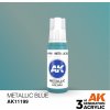 AK Interactive akrylová barva metallic blue 17 ml
