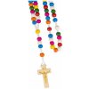 Ruženec: drevený, detský, farebný - R879
