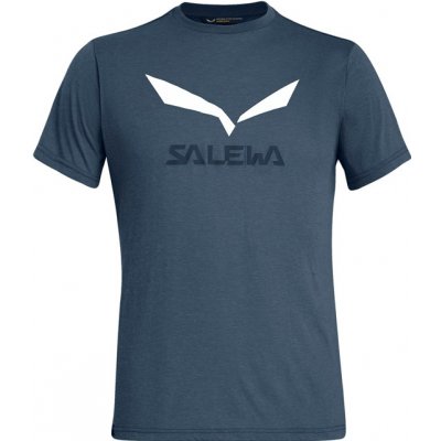 Salewa Solid Logo Drirelease M T-Shirt premium navy melange