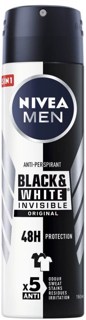 Nivea Men Invisible for Black & White Power deospray 150 ml