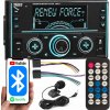Bluetooth autorádio 2-DIN USB SD MP3 RDS LCD AUX Pilot RGB Mikrofón