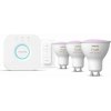 Philips Hue White and color ambiance 8720169254503 LED žiarovka GU10 4,2W/400lm 2000-6500K+RGB bluetooth 3-set + bridge