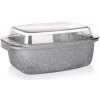 Banquet Pekáč s nepřilnavým povrchem Granite 32,5x21x11 cm 5,7 l poklice