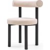 Hector Jedálenská stolička PEDRO buklé svetlá béžová/čierna