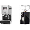 Gaggia New Classic E24 BC, stainless steel + Eureka Mignon Perfetto, CR black