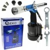 Nitovacie kliešte pneumatické na nity 2,4 3,2 4,0 4,8 6,4 mm automatické, GEKO