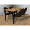 Sanas Jedálensky stôl STEEL 140x80 H1180 Dub Halifax prírodný
