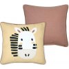 DEKORAČNÁ BAVLNENÁ PODUŠKA PRE DETI VZOR ZEBRA 40x40