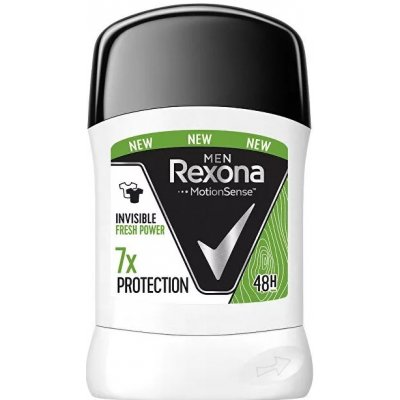 Rexona Men deostick - Invisible Fresh Power (50 ml)