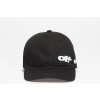 Šiltovka Off-White Kids Type Graphic Baseball Cap Black/ White II II