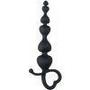 EasyToys análne dildo s korálkami čierne