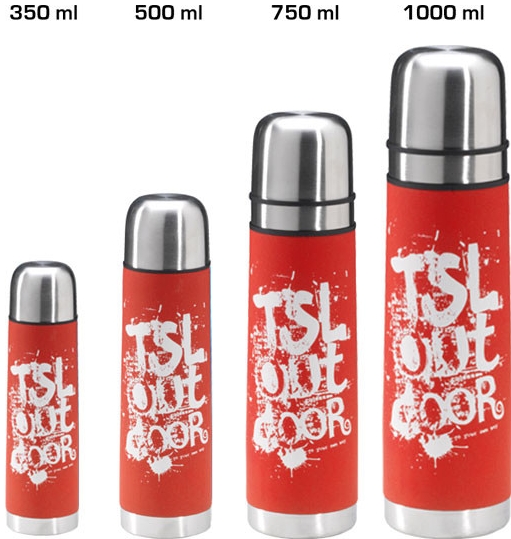 TSL Flask 750 ml termoska red