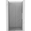 Mexen Rox posuvné sprchové dvere 125 cm, transparentné, biele - 8C2-125-000-20-00
