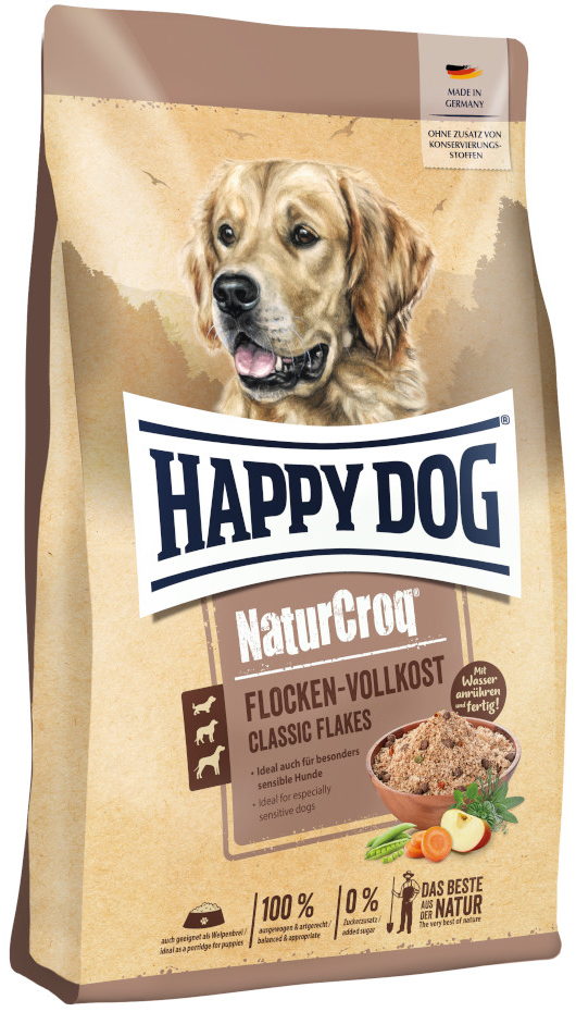 Happy Dog Premium NaturCroq Flocken V oll 2 x 1,5 kg