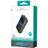 Joyroom Power Bank with Digital Display, C+U+U, PD 30W, 10000 mAh with USB-A to Typle-C cable (0.25m) and built-in Flashlight, Black (JR-PBF01)